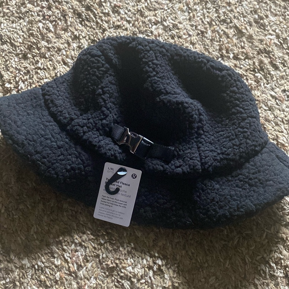 Textured Fleece Bucket Hat - L/XL